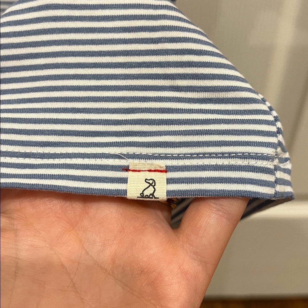 ME & HENRY Striped T-Shirt Blue White Tan Boys Size 4-5 Years - Picture 4 of 7